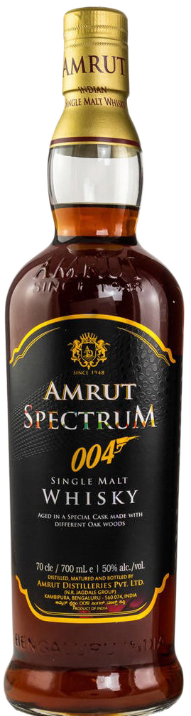 Amrut Spectrum Single Malt Indian Whisky (700ml)