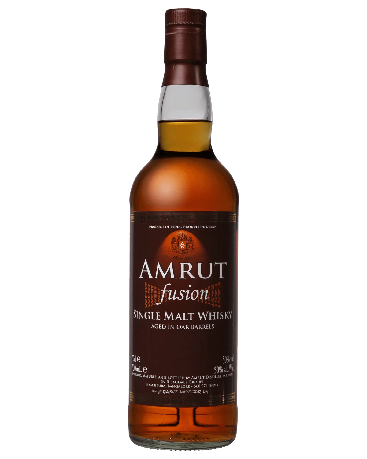  Liquor Loot- Amrut Fusion Single Malt Indian Whisky (700mL) -  