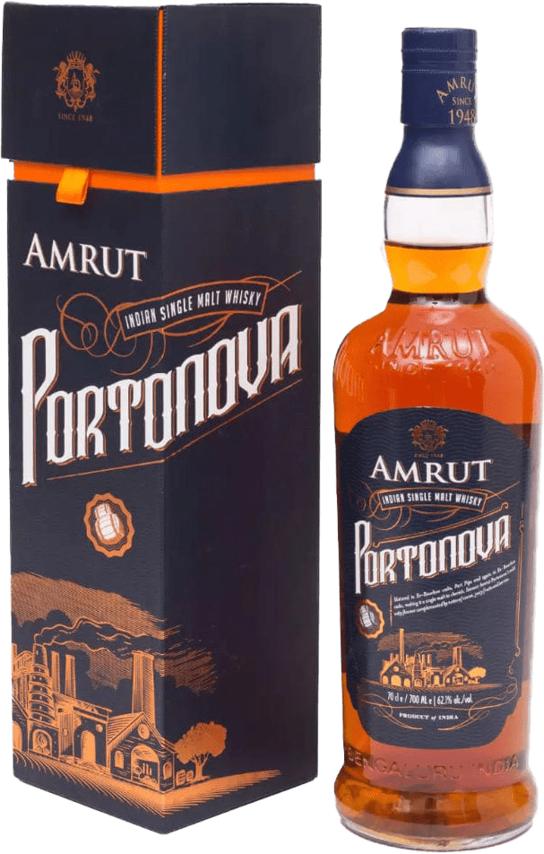 Amrut Portonova Cask Strength Single Malt Indian Whisky (700mL) - Liquor Loot- 