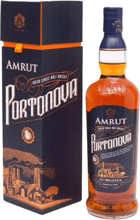  Liquor Loot- Amrut Portonova Cask Strength Single Malt Indian Whisky (700mL) -  