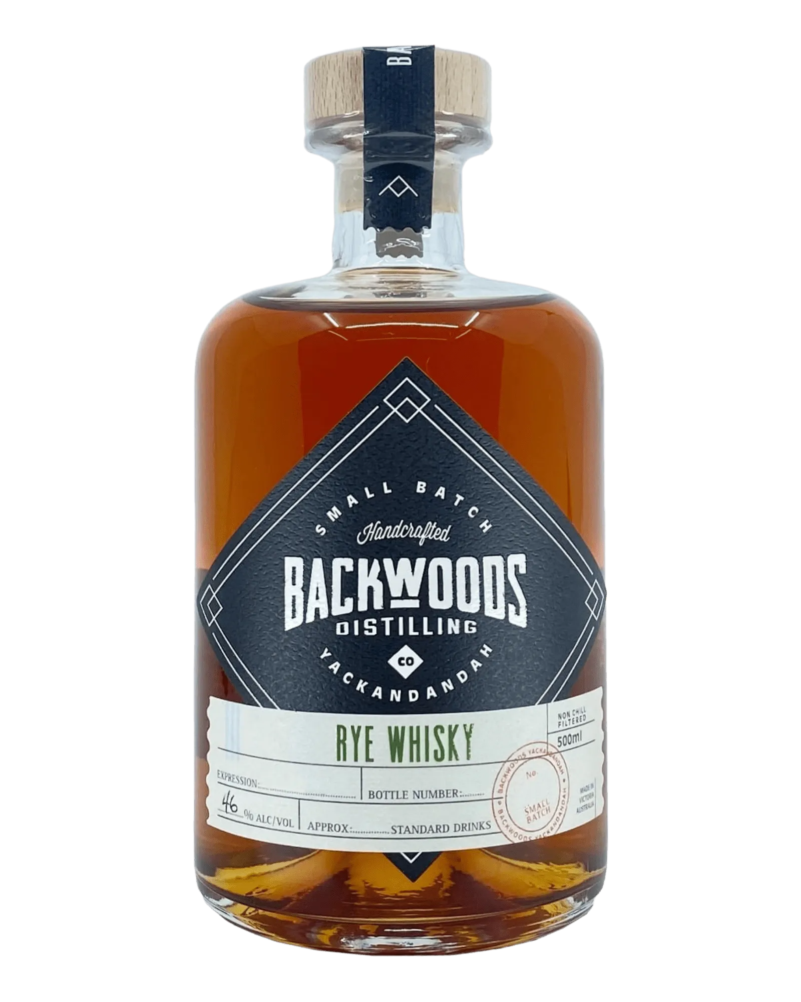  Liquor Loot- Backwoods Australian Rye Whisky - Batch #5 (500mL) -  