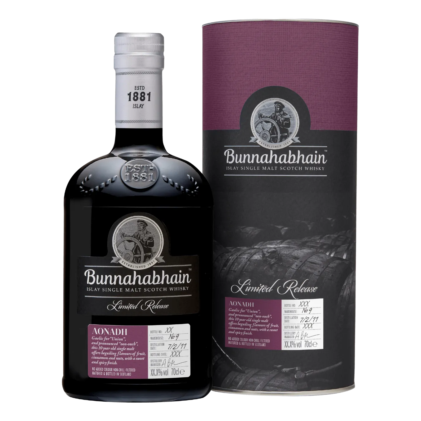  Liquor Loot- Bunnahabhain Aonadh 10 Year Old Cask Strength Single Malt Scotch Whisky (700mL) -  