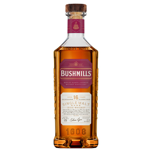 Bushmills 16 Year Old Single Malt Irish Whiskey (700mL)