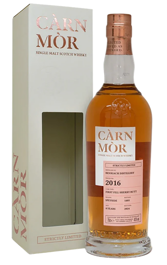 Carn Mor Benriach 2016 Single Malt Scotch Whisky 47.5% (700ml)
