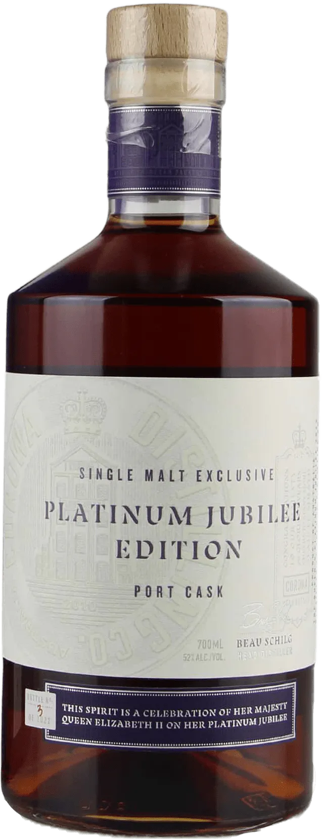  Liquor Loot- Corowa Distilling Co. Platinum Jubilee Edition Single Malt Whisky (700mL) -  