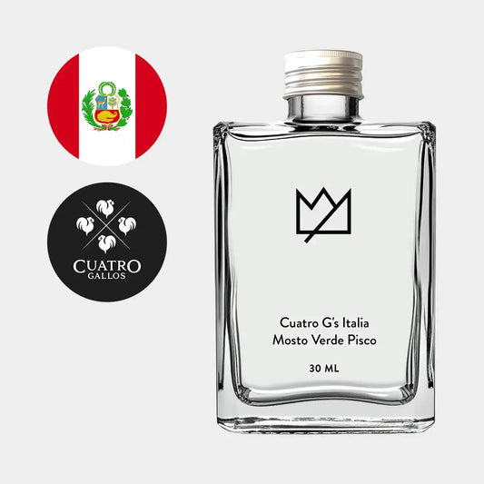 Cuatro G's Italia Mosto Verde Pisco 30ml, Liquor Loot