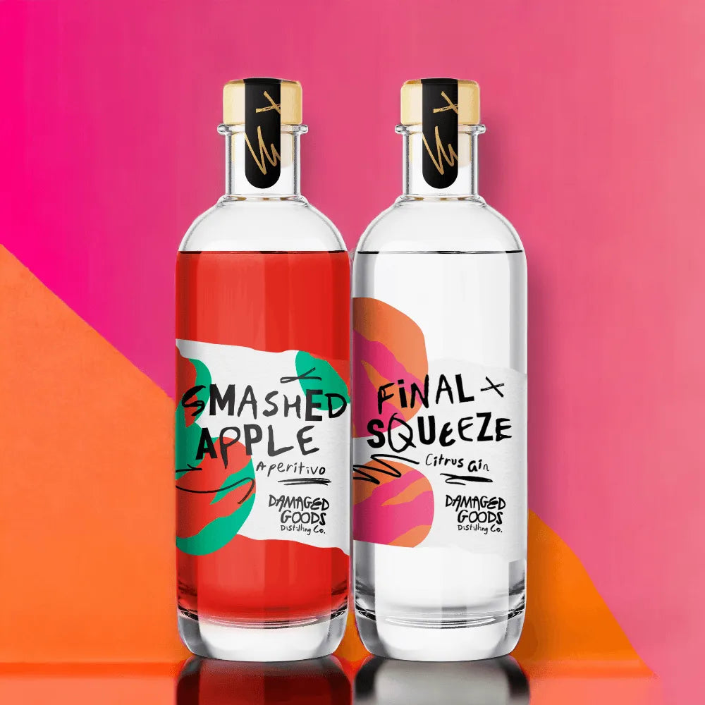  Liquor Loot- Damaged Goods Distilling Full Bottle Bundle -  