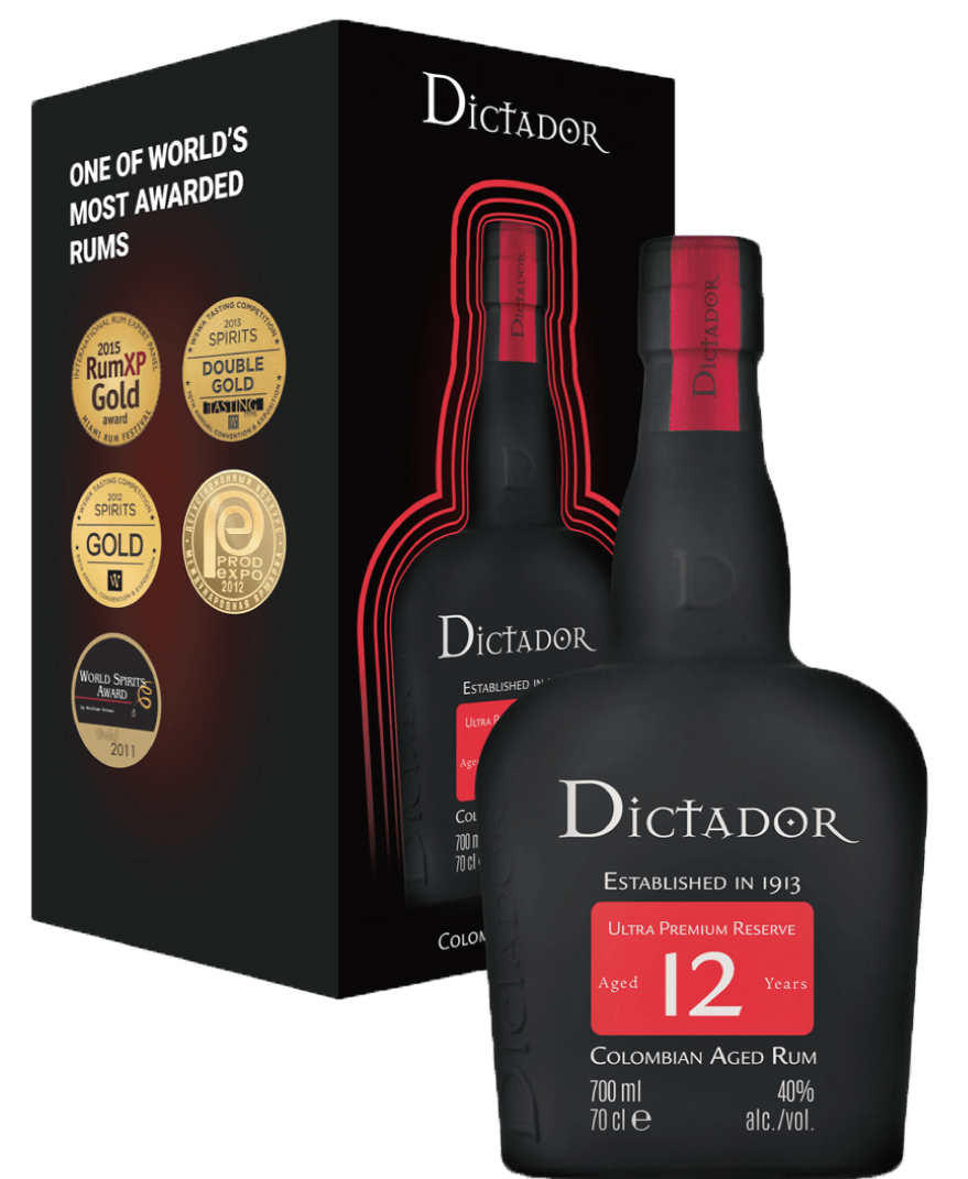 Dictador 12 Year Old Colombian Rum (700mL) - Liquor Loot- 