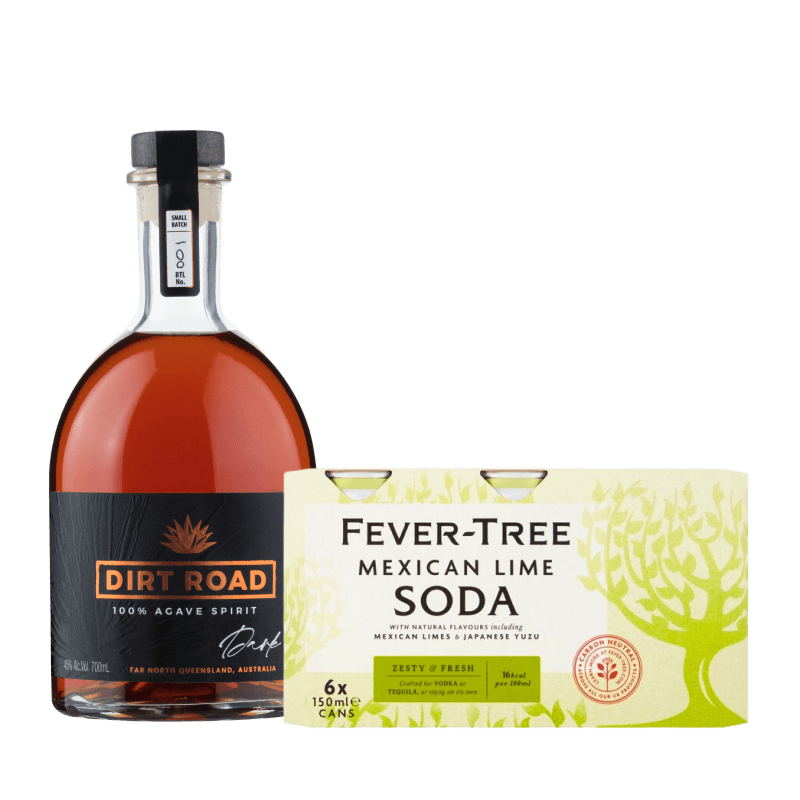 Dirt Road Dark Agave Spirit & Mexican Lime Soda Bundle - Liquor Loot- 