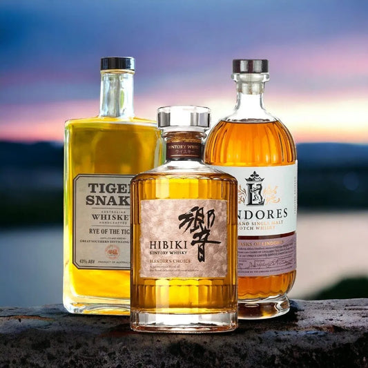  Liquor Loot- East Meets West Whisky Bottle Bundle -  