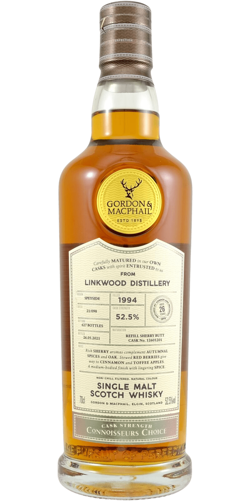 Gordon & MacPhail Connoisseurs Choice Linkwood 1994 Single Malt Whisky (700mL) - Liquor Loot- 