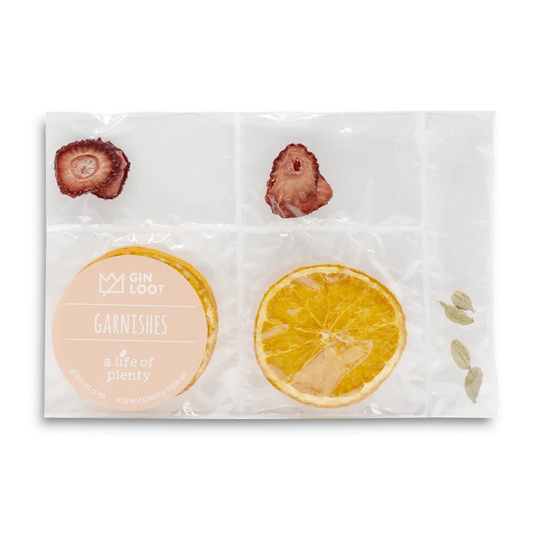  Liquor Loot- Pink Garnish Pairing Pack - Strawberry, Orange & Cardamom -  