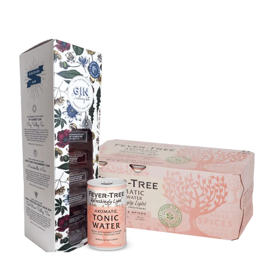  Liquor Loot- Gin Gift Pack & Aromatic Tonic Water Bundle -  