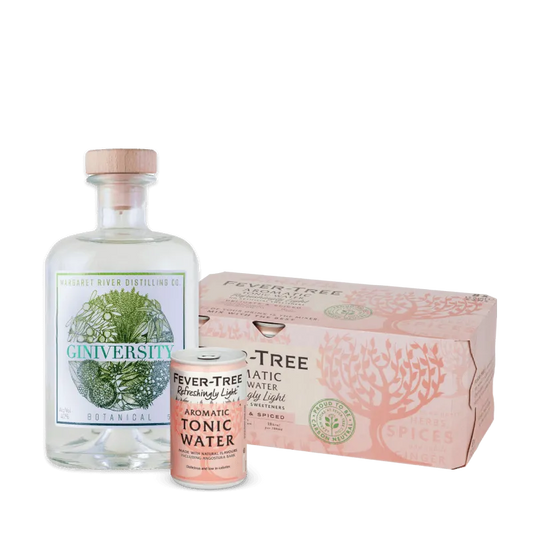  Liquor Loot- Giniversity Botanical Gin & Aromatic Tonic Bundle -  