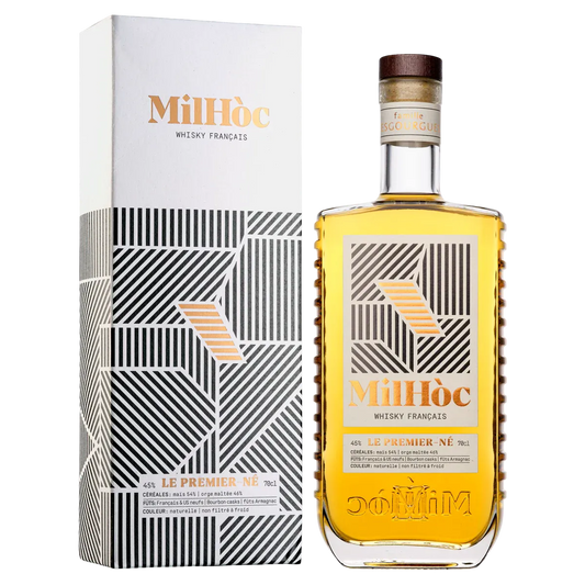 Milhoc Le Premier-ne Single Grain French Whisky (700ml)
