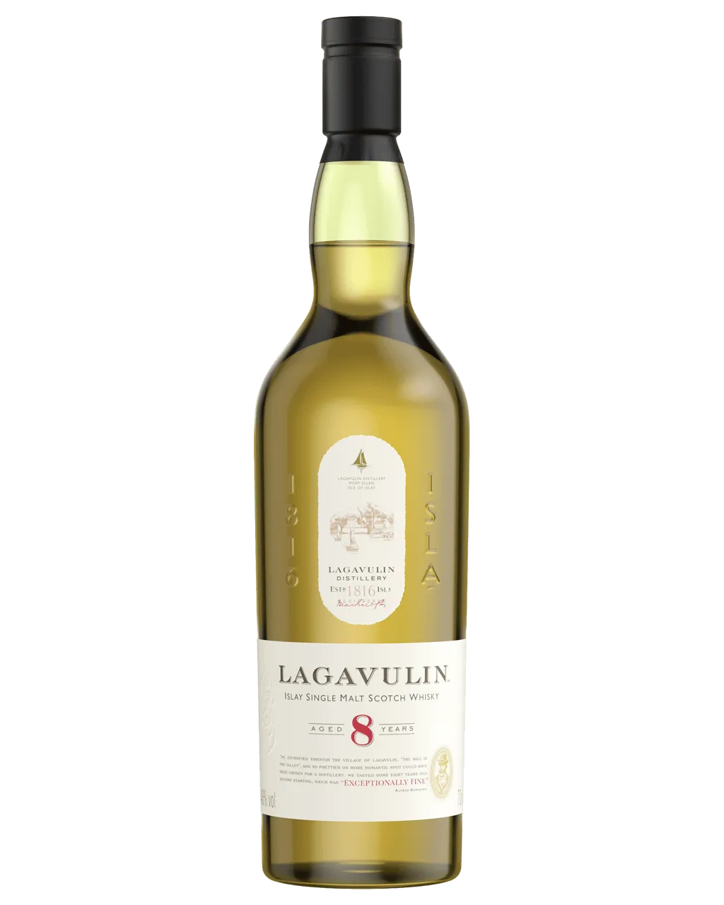  Liquor Loot- Lagavulin 8 Year Old Islay Single Malt Scotch Whisky (700mL) -  
