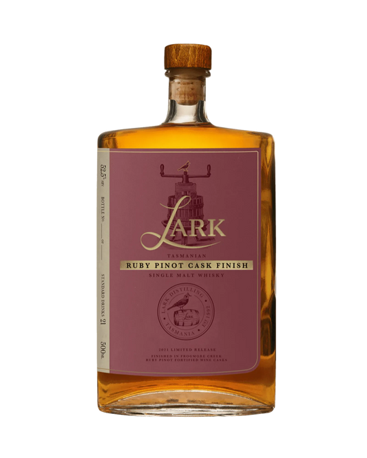  Liquor Loot- Lark Ruby Pinot Cask Finish Single Malt Australian Whisky (500mL) -  