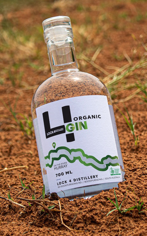 Lock 4 Organic Riverland Gin (700ml)