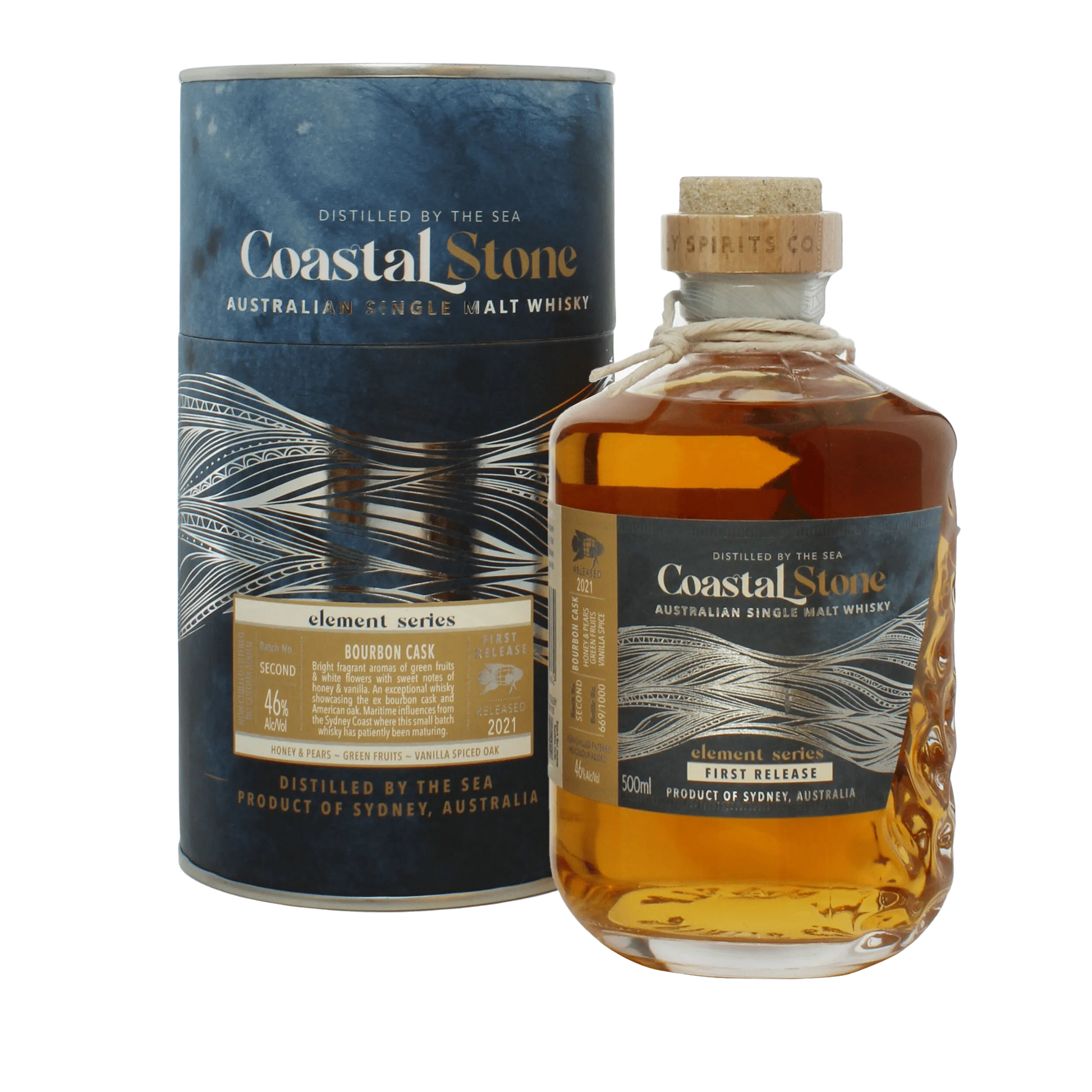  Liquor Loot- Coastal Stone Bourbon Cask Single Malt Australian Whisky (500mL) -  