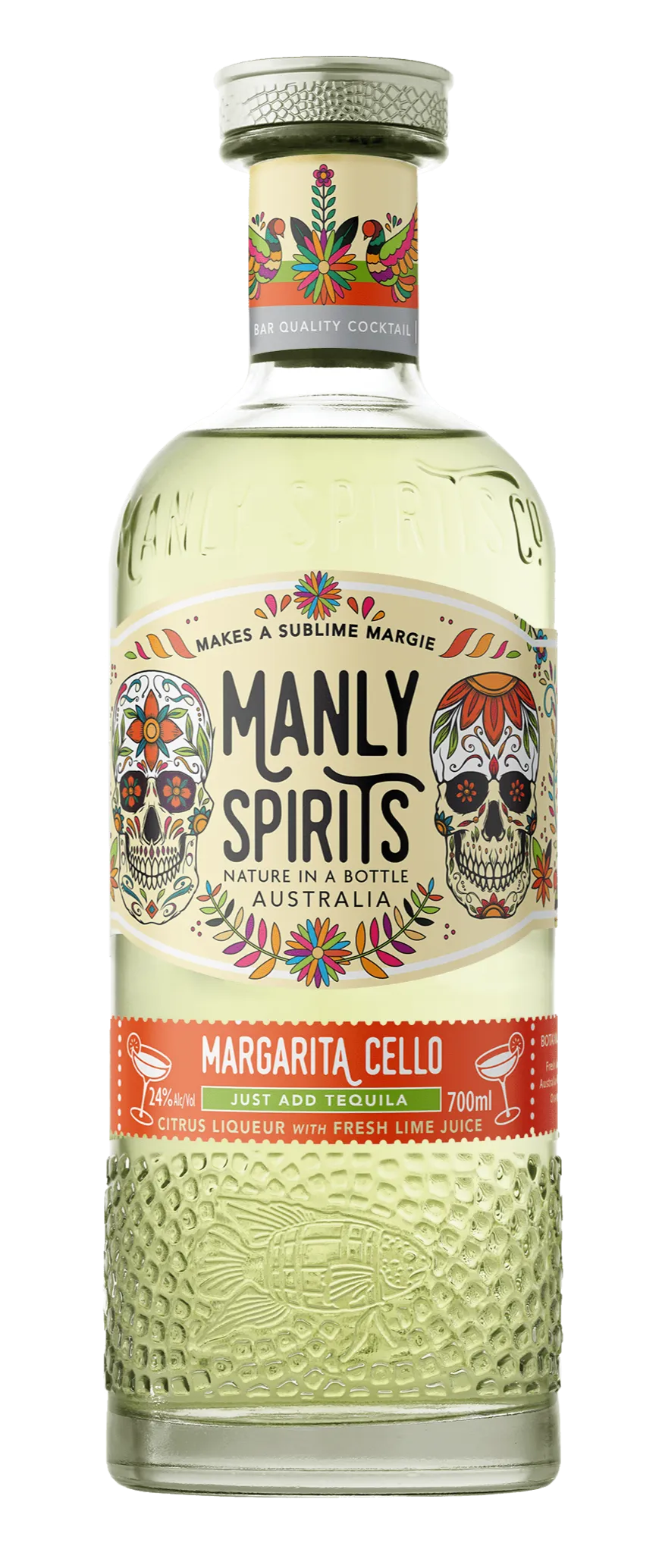  Liquor Loot- Manly Spirits Co. Margarita Cello (700mL) -  
