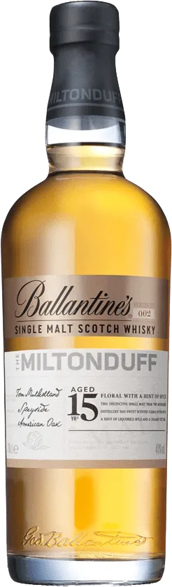  Liquor Loot- Ballantine’s Miltonduff 15 Year Old Single Malt Scotch Whisky (700mL) -  