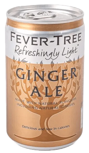  Liquor Loot- Fever-Tree Refreshingly Light Ginger Ale (150ml x 8) -  