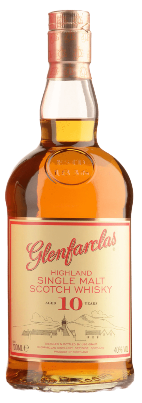 Glenfarclas 10 Year Old Single Malt Scotch Whisky (700mL) - Liquor Loot- 