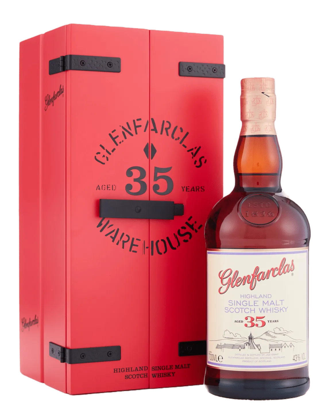  Liquor Loot- Glenfarclas 35 Year Old Single Malt Scotch Whisky (700mL) -  