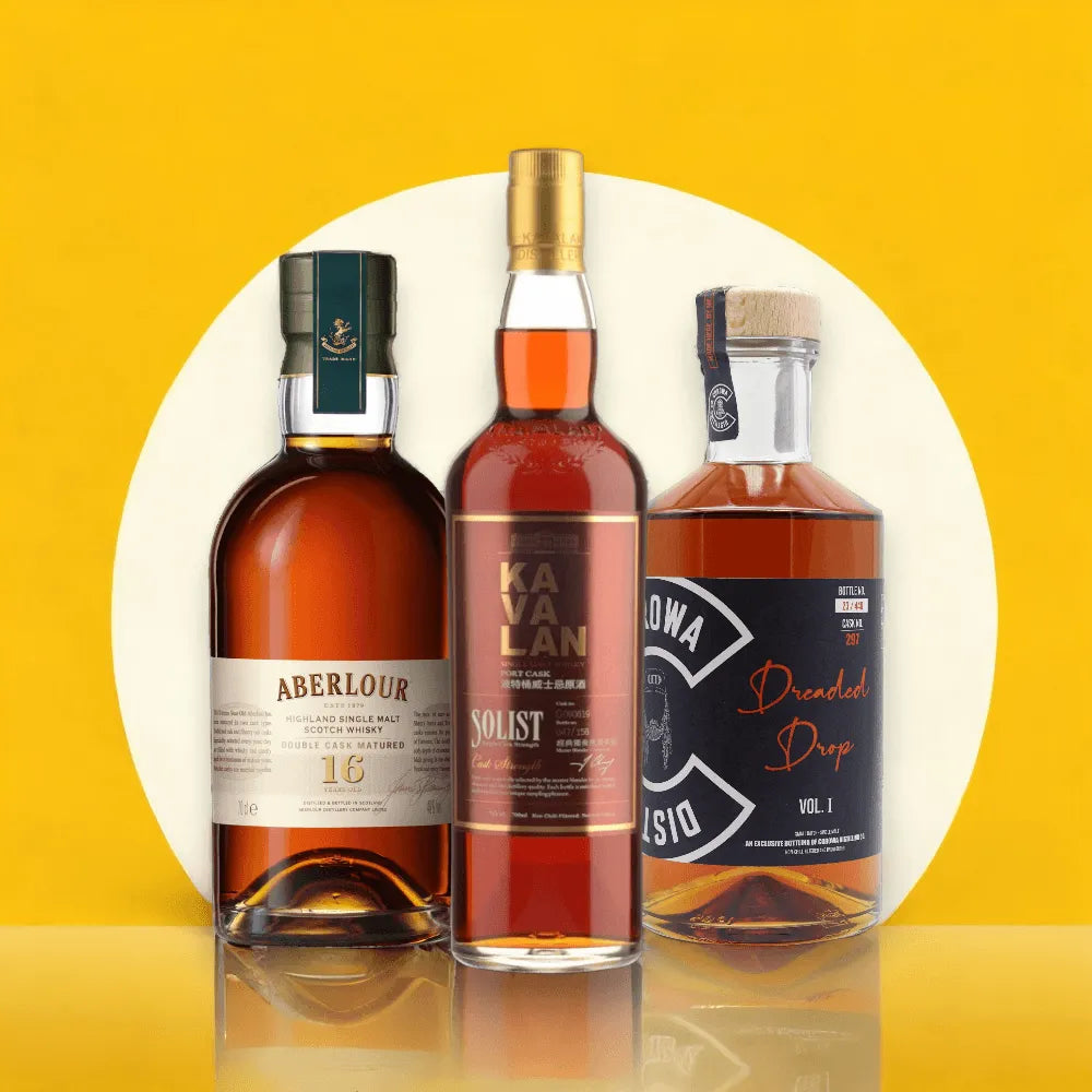  Liquor Loot- New World vs Old World Whisky Bottle Bundle -  