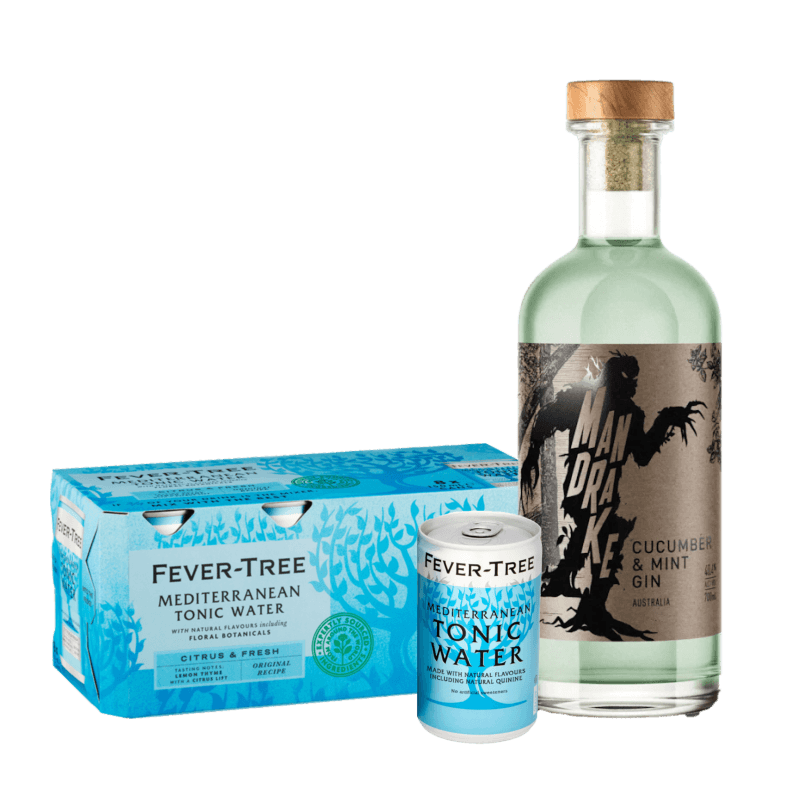 Nosferatu Cucumber and Mint Gin & Mediterranean Tonic Bundle - Liquor Loot- 