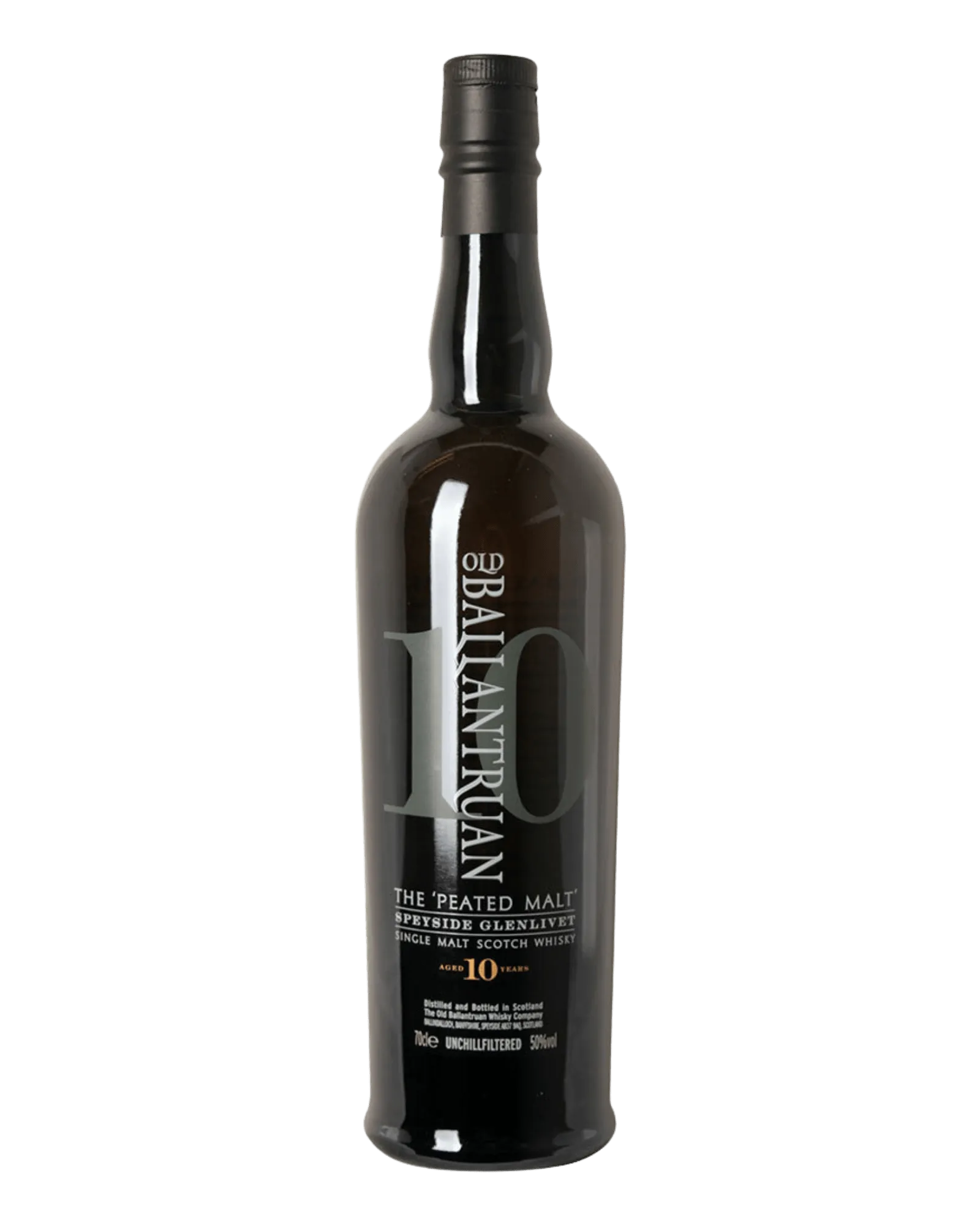  Liquor Loot- Old Ballantruan 'The Peated Malt' 10 Year Old Single Malt Scotch Whisky (700mL) -  