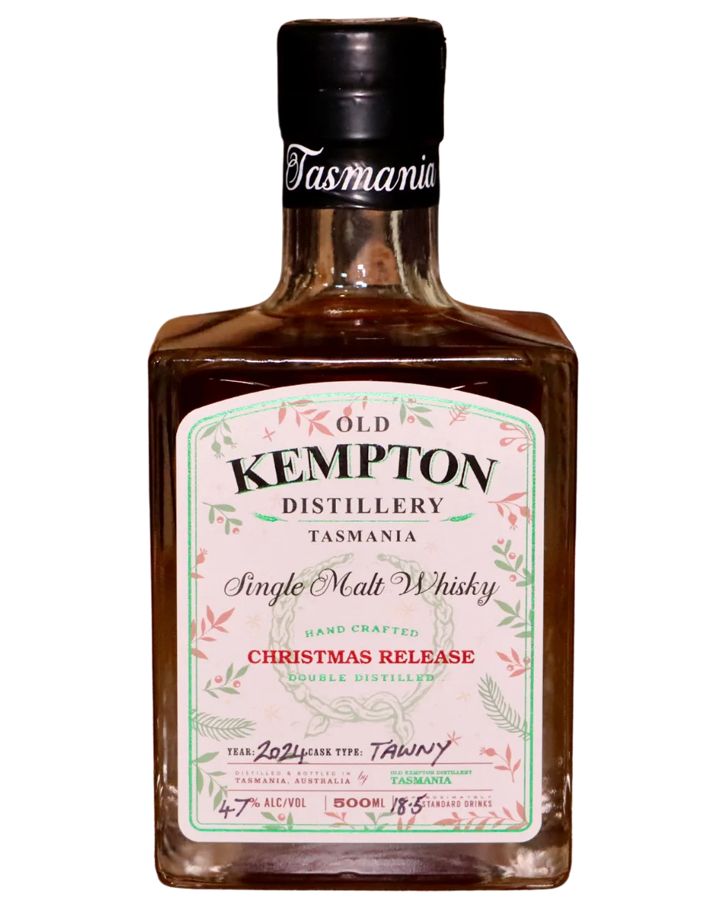 ウイスキー　未開封　OLD KEMPTON 500ml Old Kempton Christmas Release 2024 Single Malt Whisky (500ml