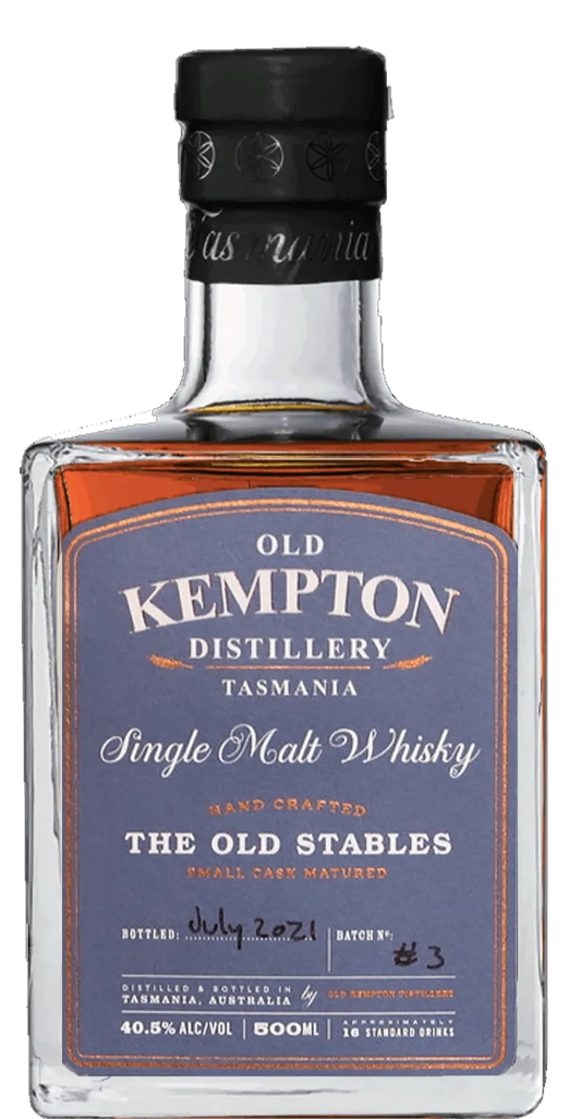  Liquor Loot- Old Kempton The Old Stables Batch #3 Single Malt Australian Whisky (500mL) -  