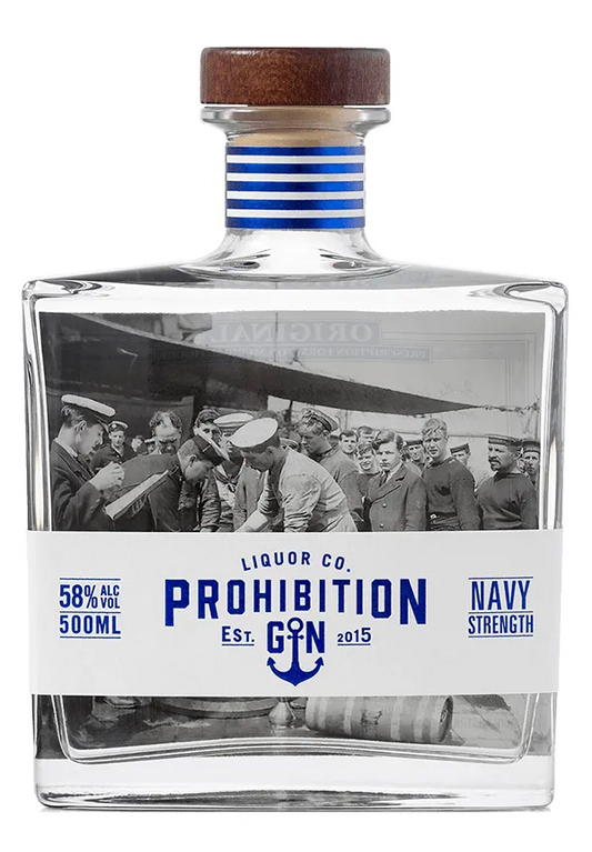 Liquor Loot- Prohibition Liquor Co. Navy Strength Gin (500mL) -  