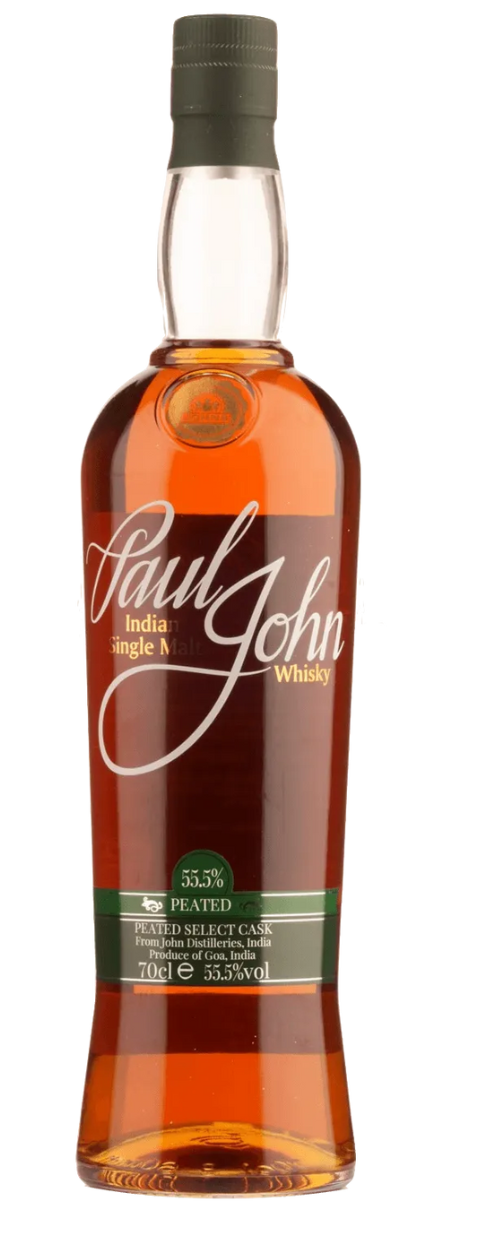  Liquor Loot- Paul John Select Cask Peated Cask Strength Single Malt Indian Whisky (700mL) -  
