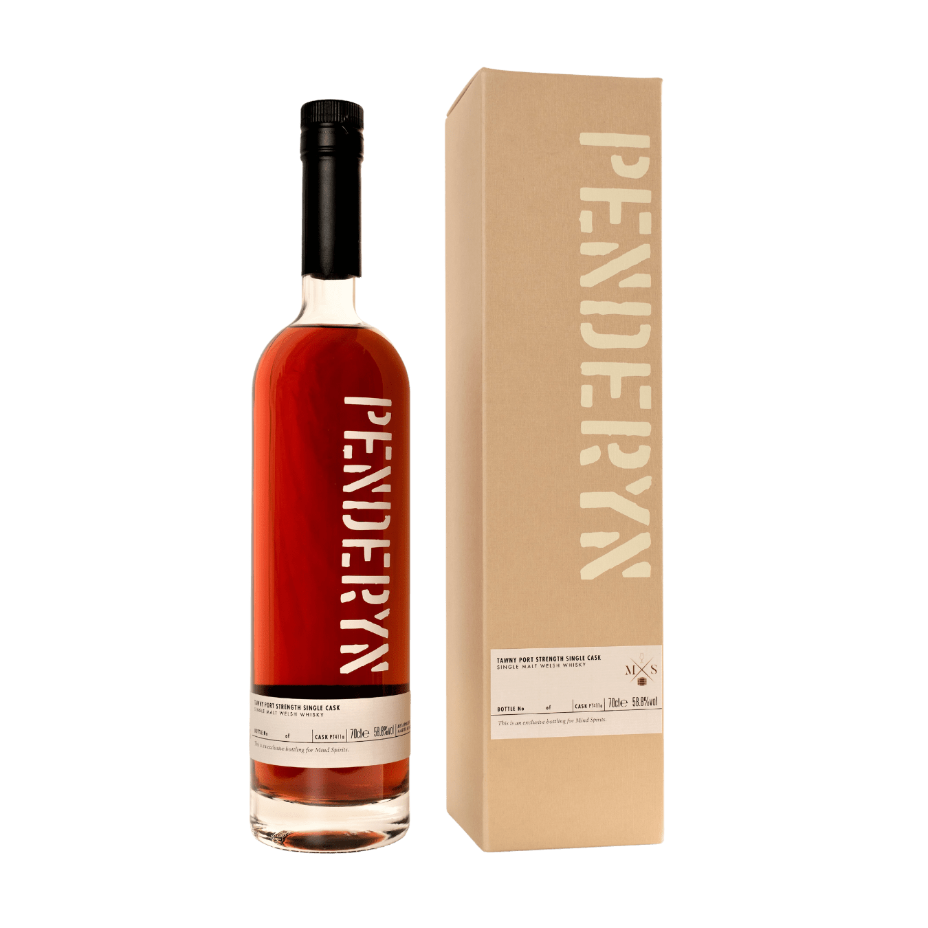 Penderyn Tawny Port Cask Strength Single Malt Welsh Whisky (700mL) - Liquor Loot- 