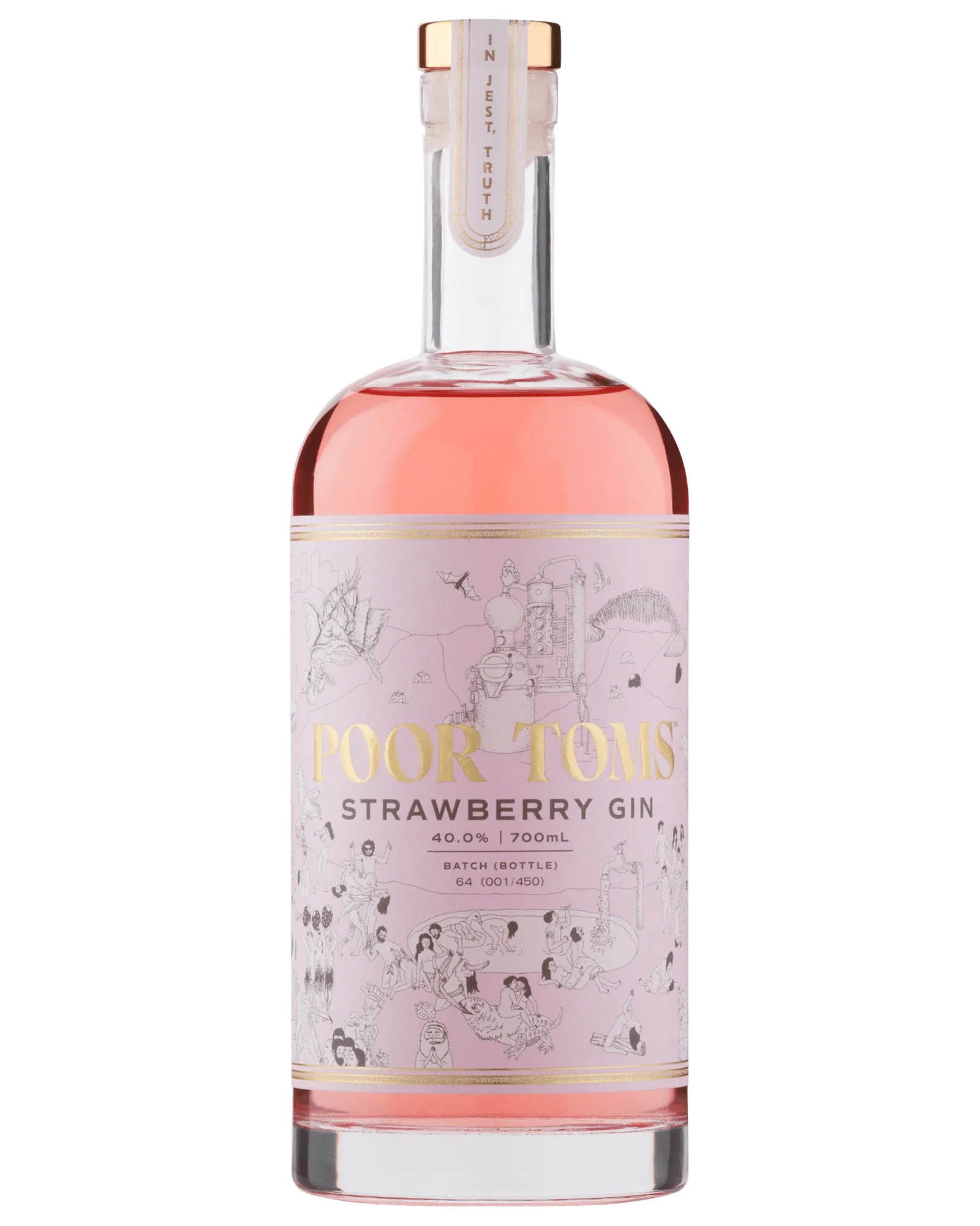  Liquor Loot- Poor Toms Distillery Strawberry Gin (700mL) -  