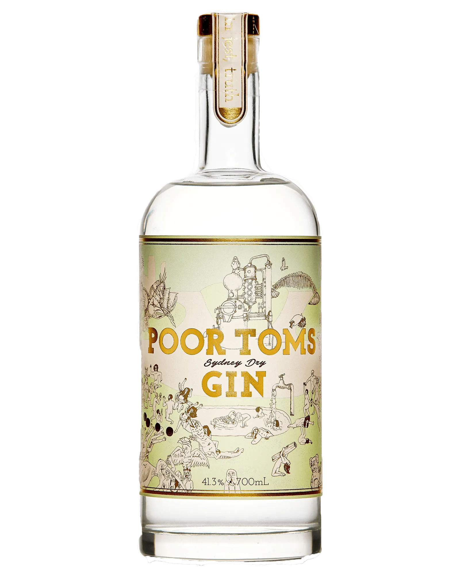  Liquor Loot- Poor Toms Sydney Dry Gin (700mL) -  