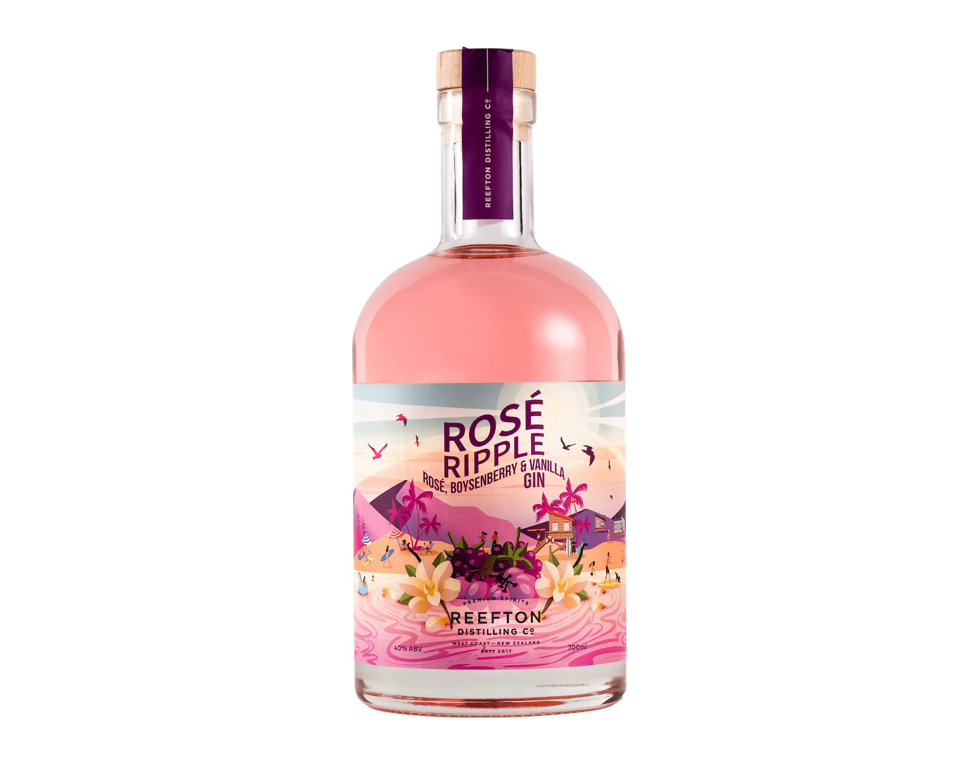  Liquor Loot- Reefton Distilling Rosé Ripple Gin (700ml) -  