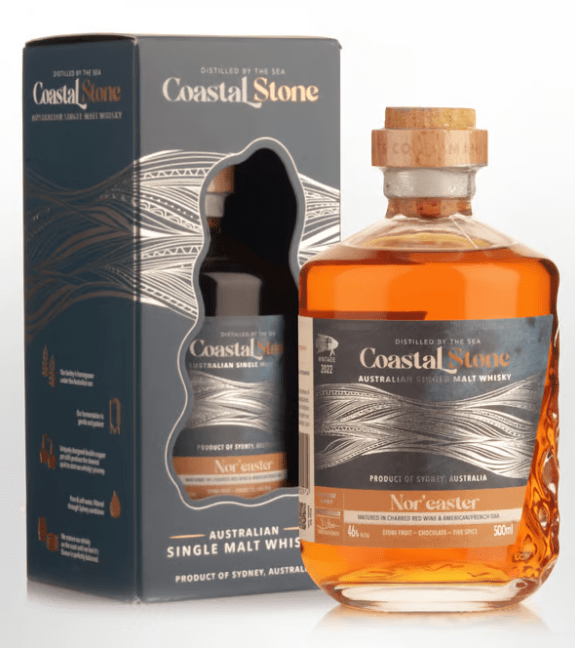 Coastal Stone Nor'easter Single Malt Whisky (500mL) - Liquor Loot- 