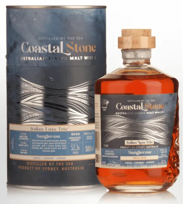  Liquor Loot- Manly Spirits Coastal Stone 'Italian Series' Sangiovese Expression Single Malt Whisky (500mL) -  