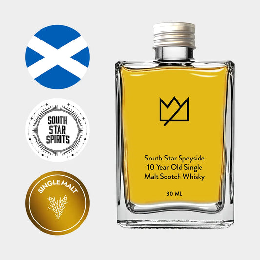 South Star Speyside 10 Year Old Single Malt Scotch Whisky 30ml