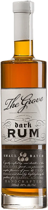  Liquor Loot- The Grove Distillery Dark Rum (500mL) -  