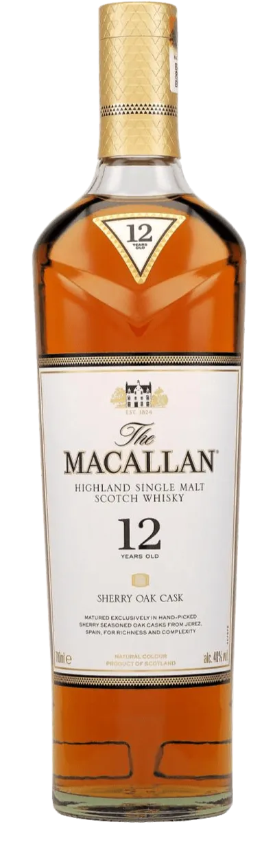  Liquor Loot- The Macallan 12 Year Old Sherry Cask Single Malt Scotch Whisky (700mL) -  