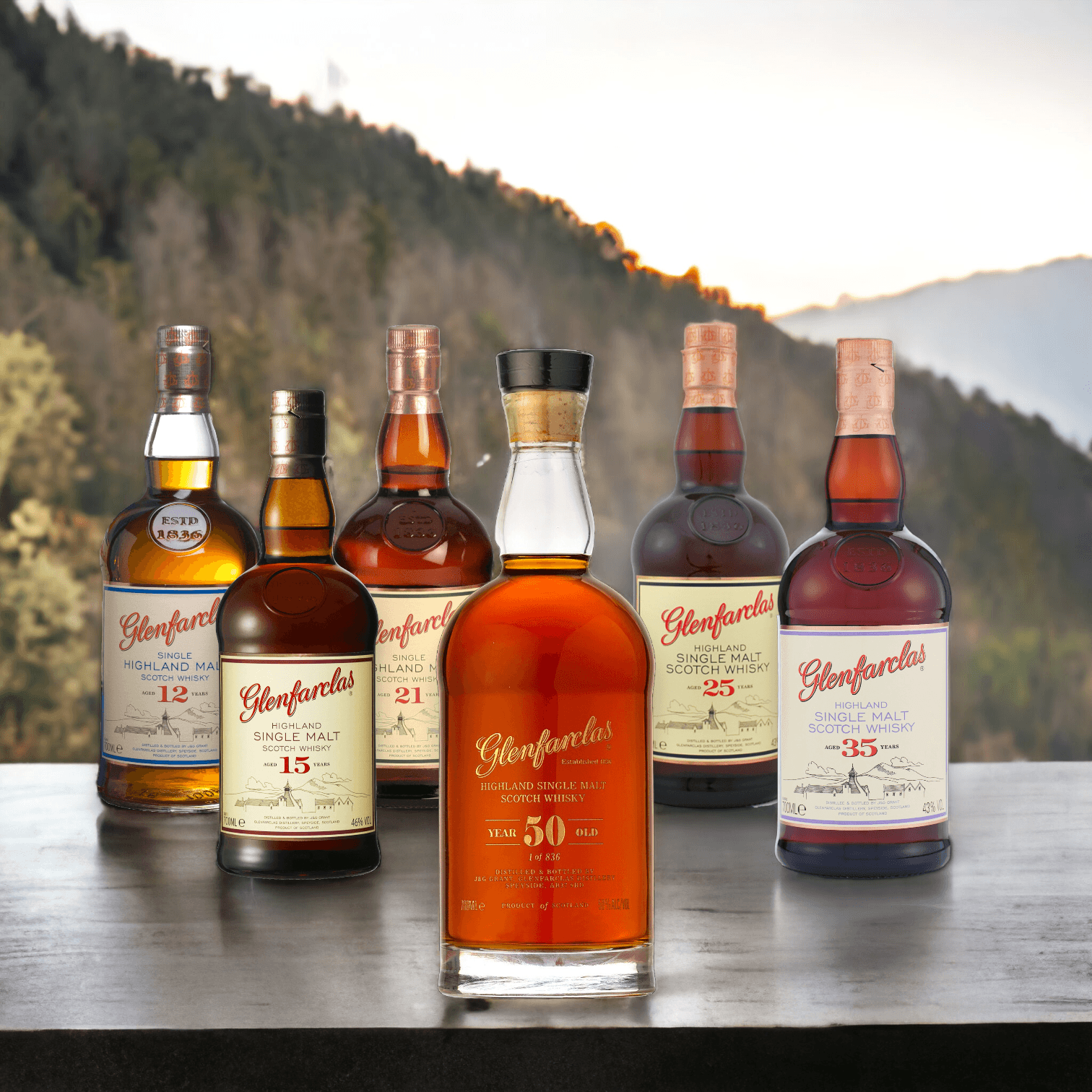 The Ultimate Glenfarclas Full Bottle Bundle - Liquor Loot- 