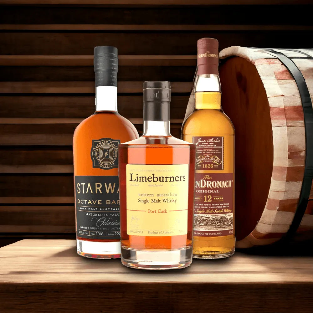  Liquor Loot- Three Casks Whisky Bottle Bundle -  
