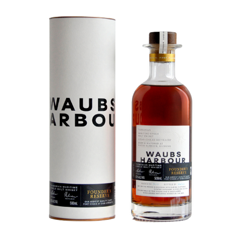 Waubs Harbour Founder's Reserve Single Malt Whisky (500ml)