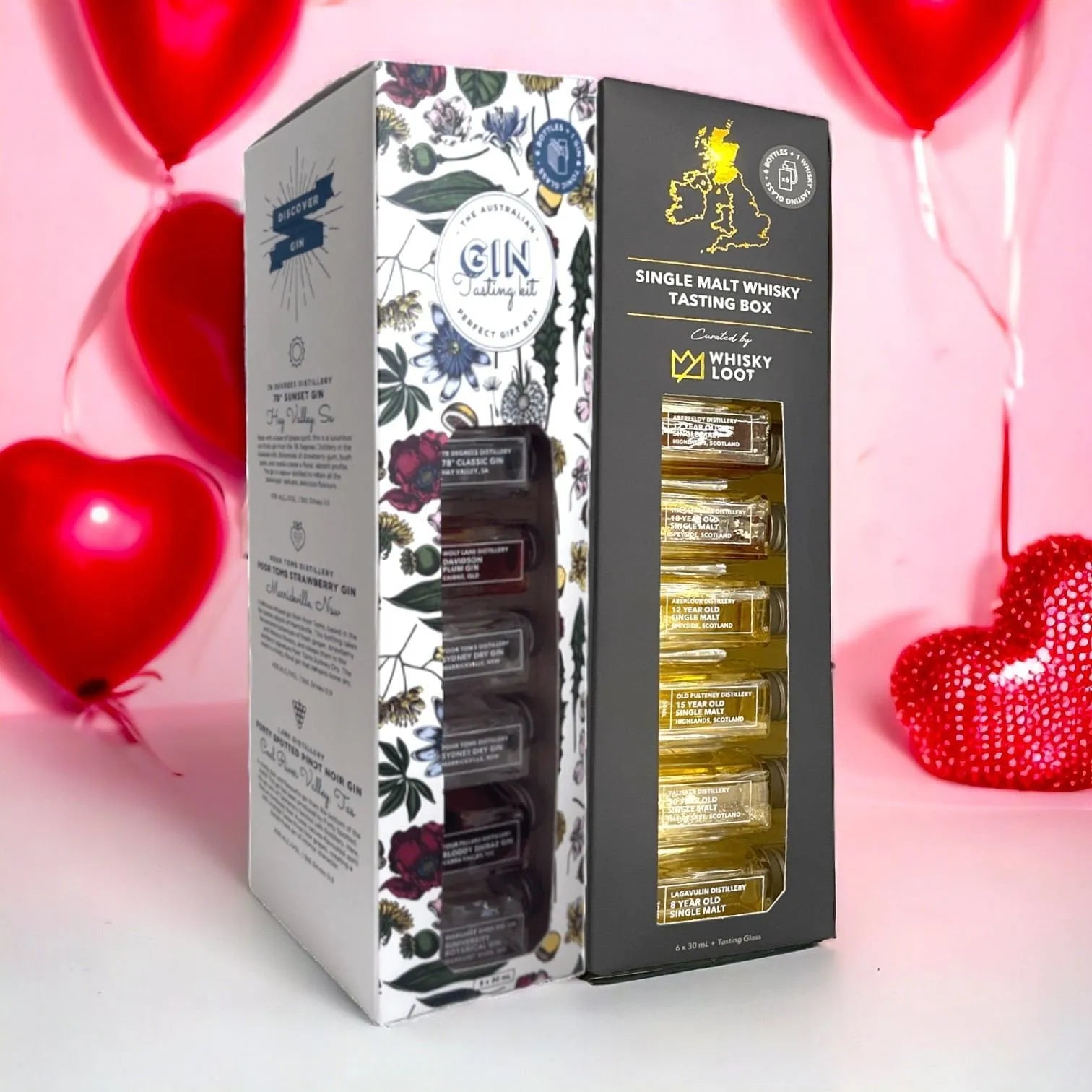  Liquor Loot- Whisky & Gin Couples Bundle -  