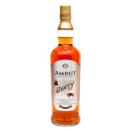 Amrut Intermediate Sherry Matured Cask Strength Single Malt Indian Whisky (700mL) - Liquor Loot- 