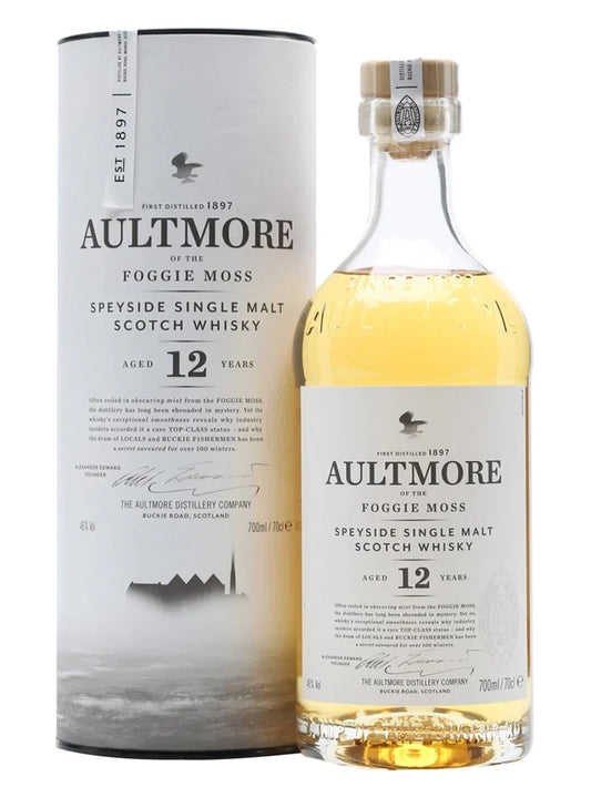Aultmore12 Year Old Single Malt Scotch Whisky (700ml)